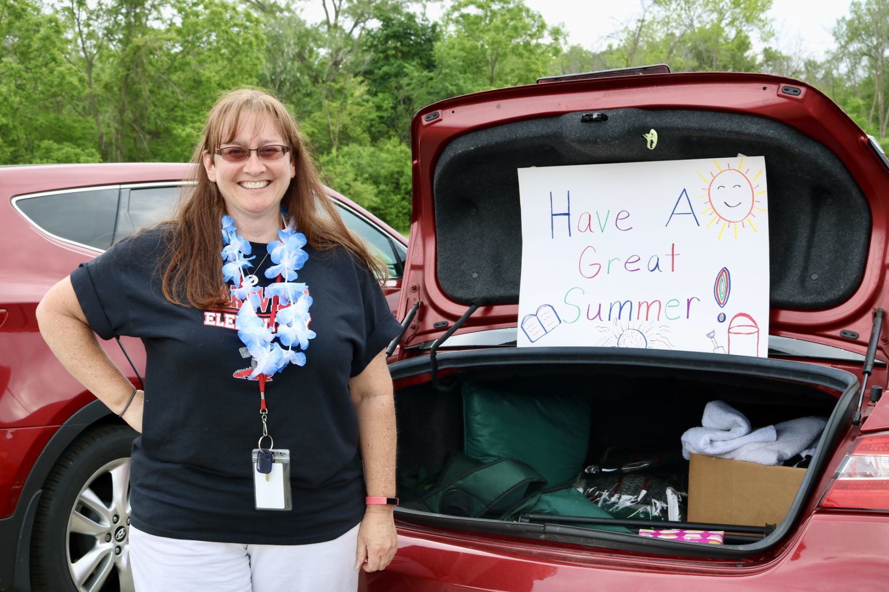 Lakeview Elementary School "Reverse Parade"